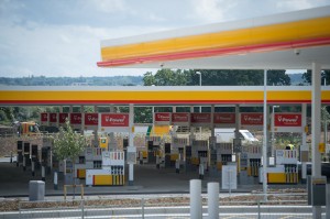 pumps at Shell Cobham