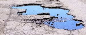 Graphene fixing potholes