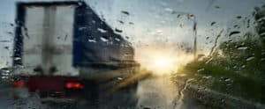 driving in heavy rain
